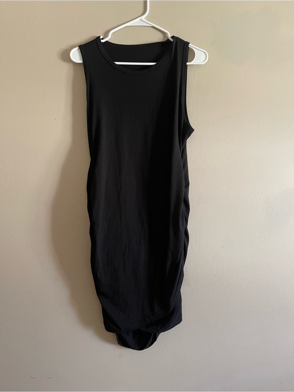 Sleeveless Black Sheath Dress — Classic Minimalist Style